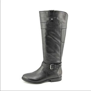 Marc Fisher Black Leather Riding Boots